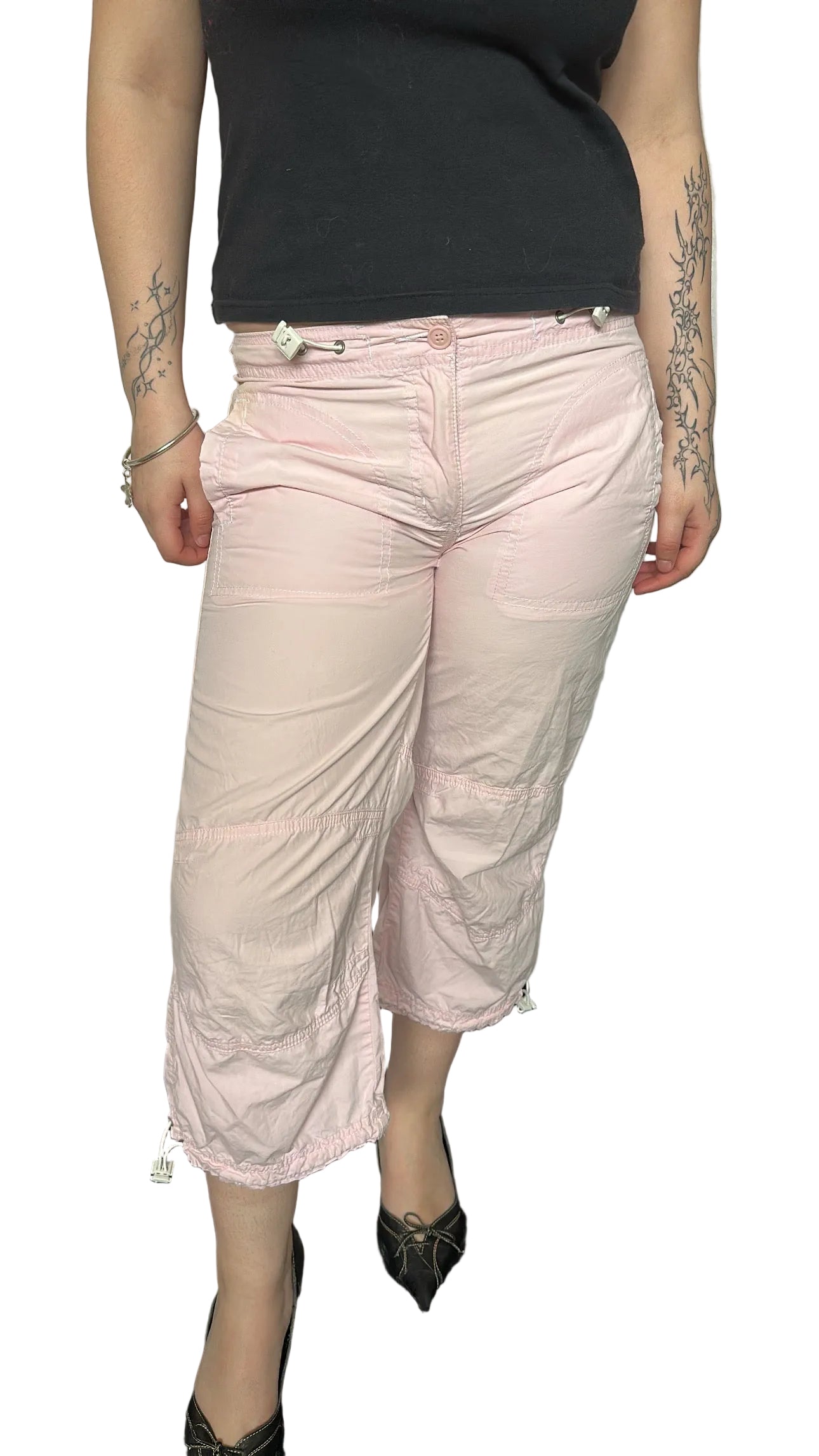 Pink capris