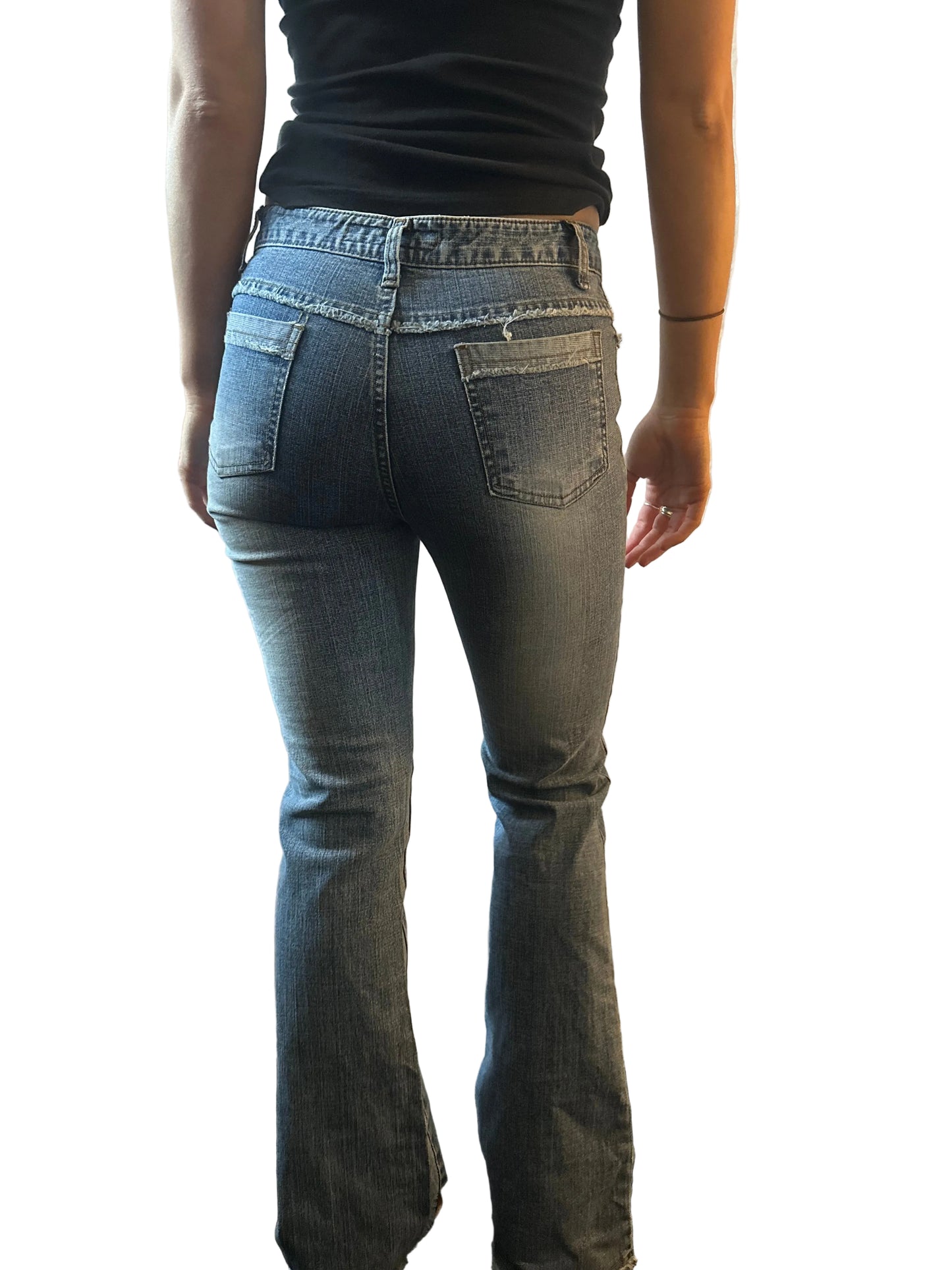 Light blue butterfly jeans