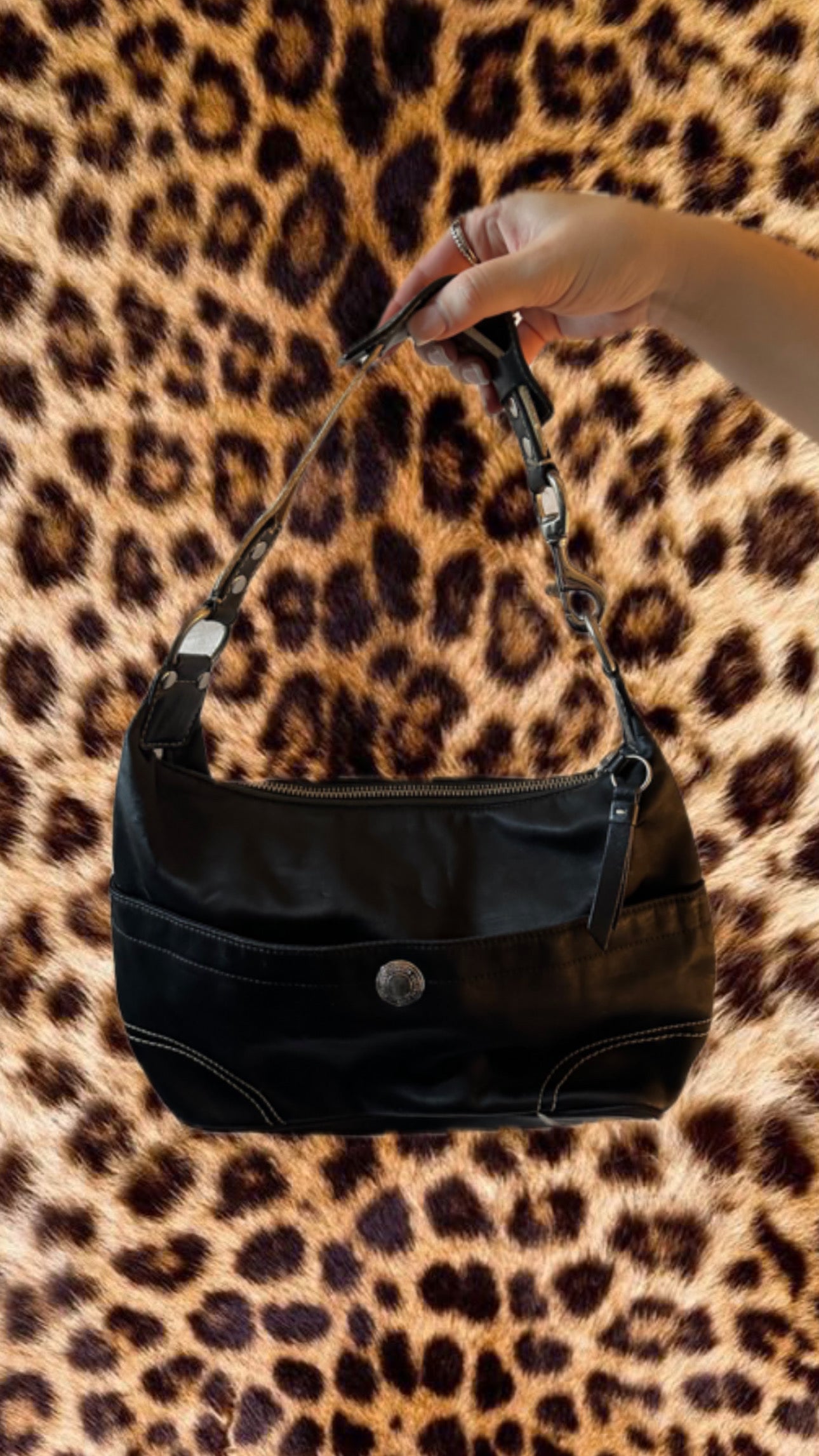 Black coach bag