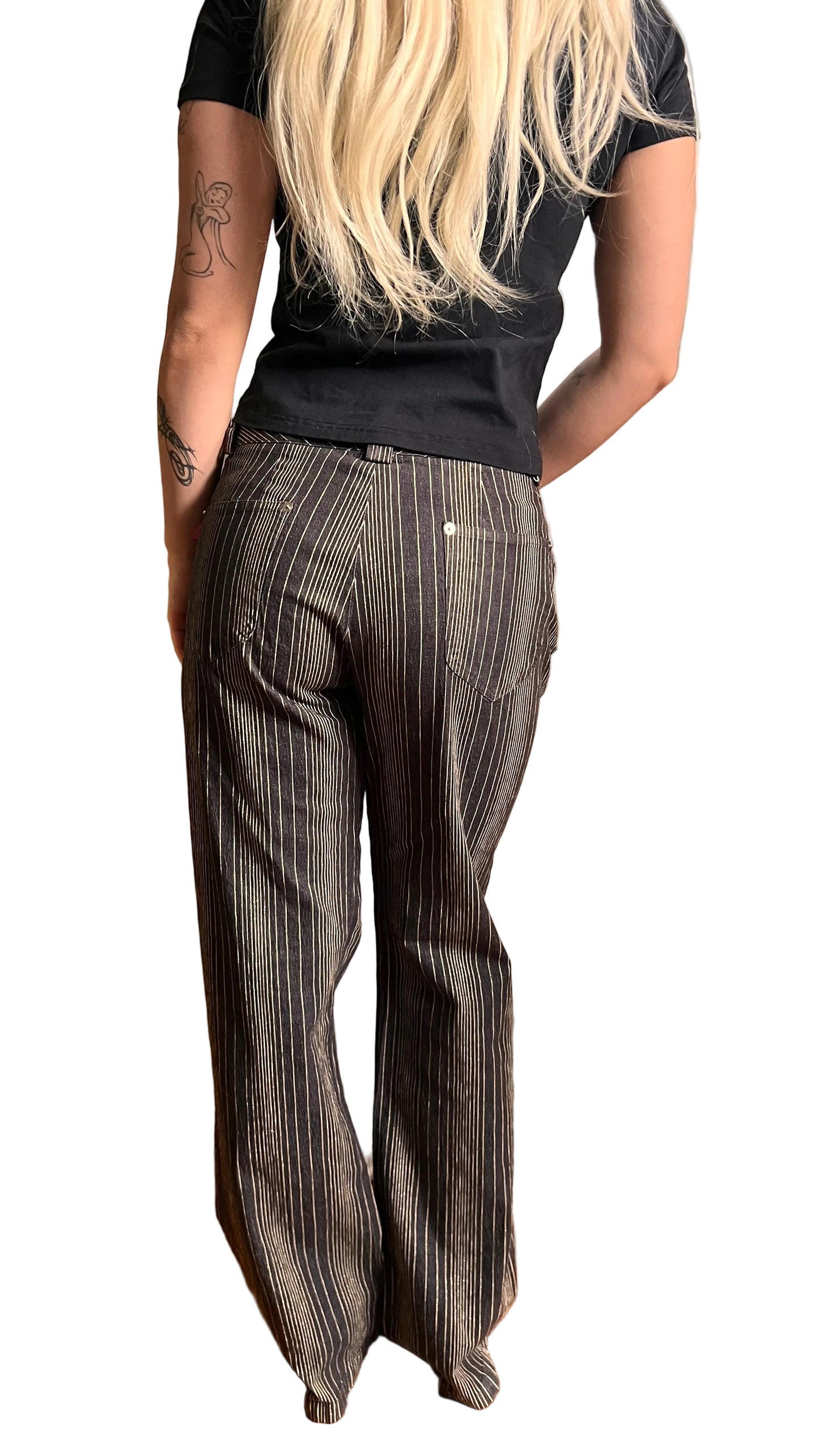 Pinstripe pants