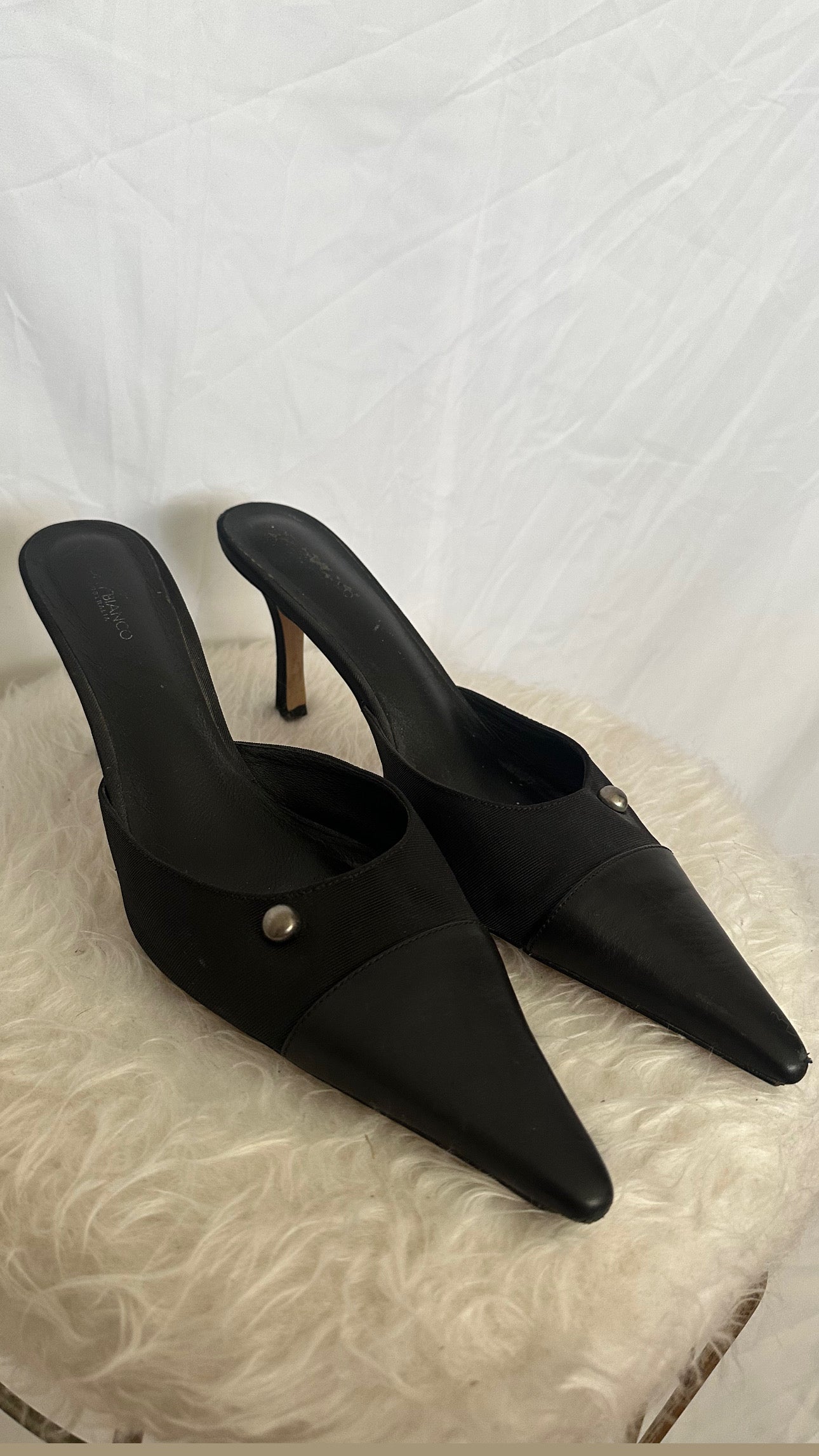 Black Tony Bianco Heels