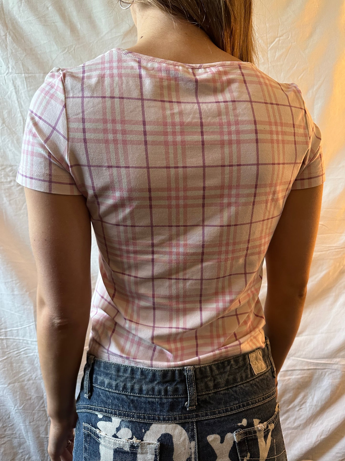 Pink Burberry top