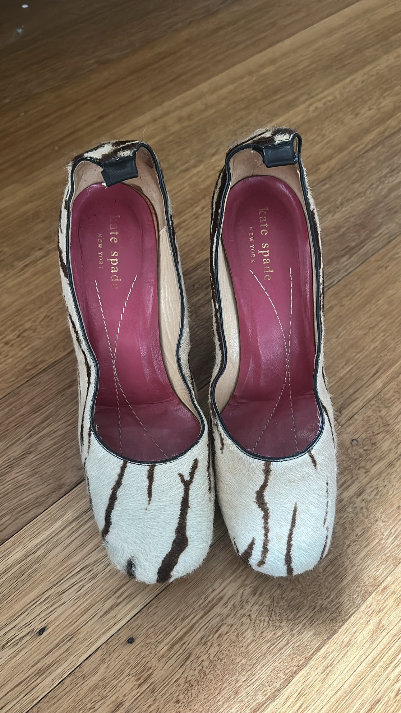 Kate Spade tiger print heels