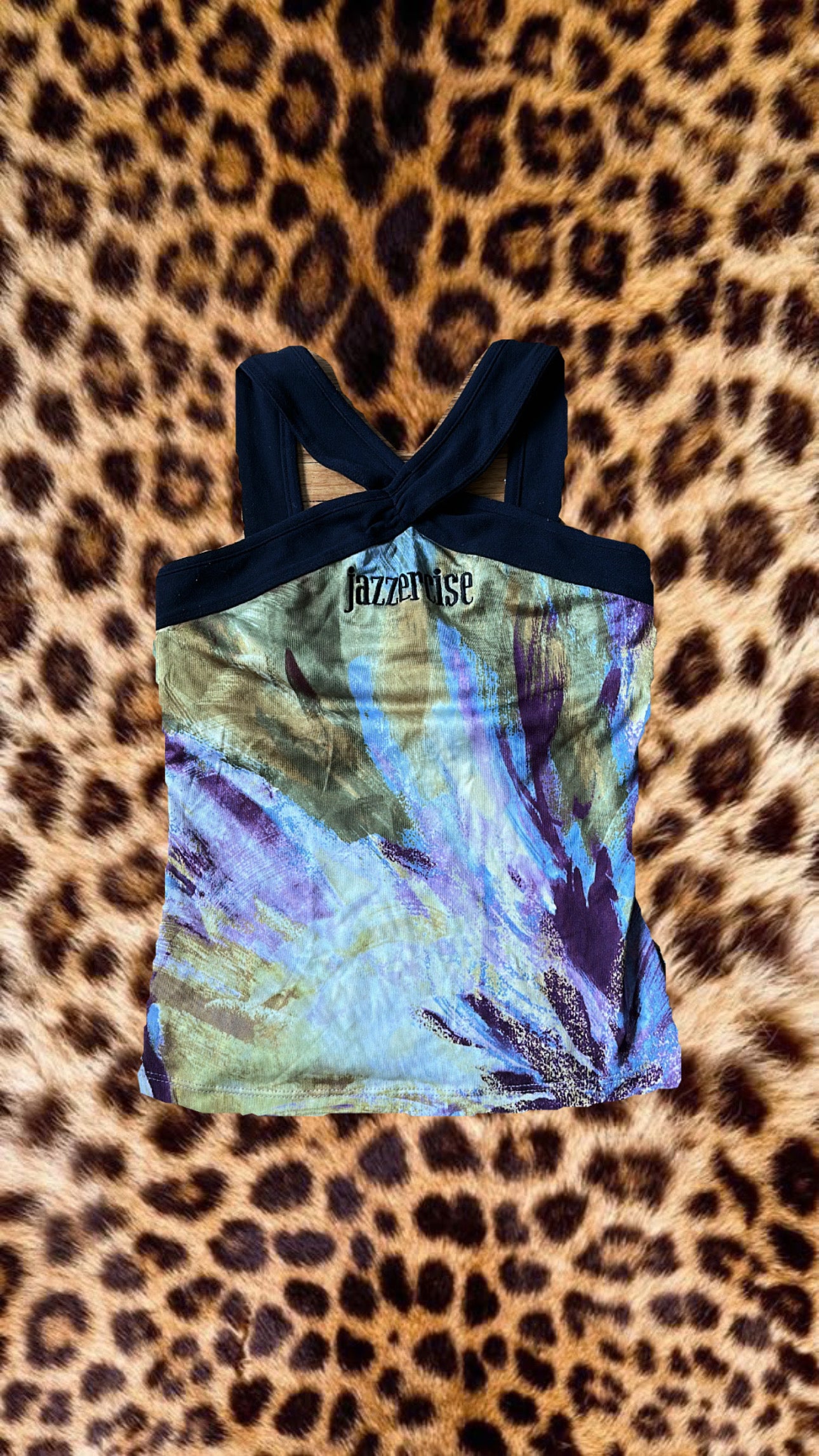 Funky “jazzercise” tank