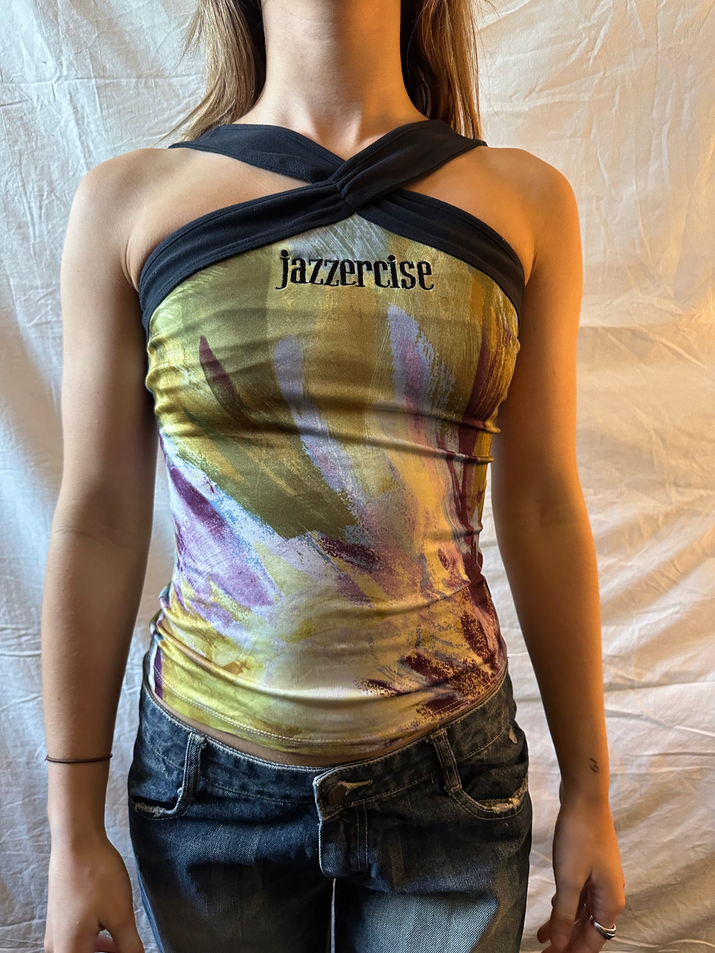 Funky “jazzercise” tank