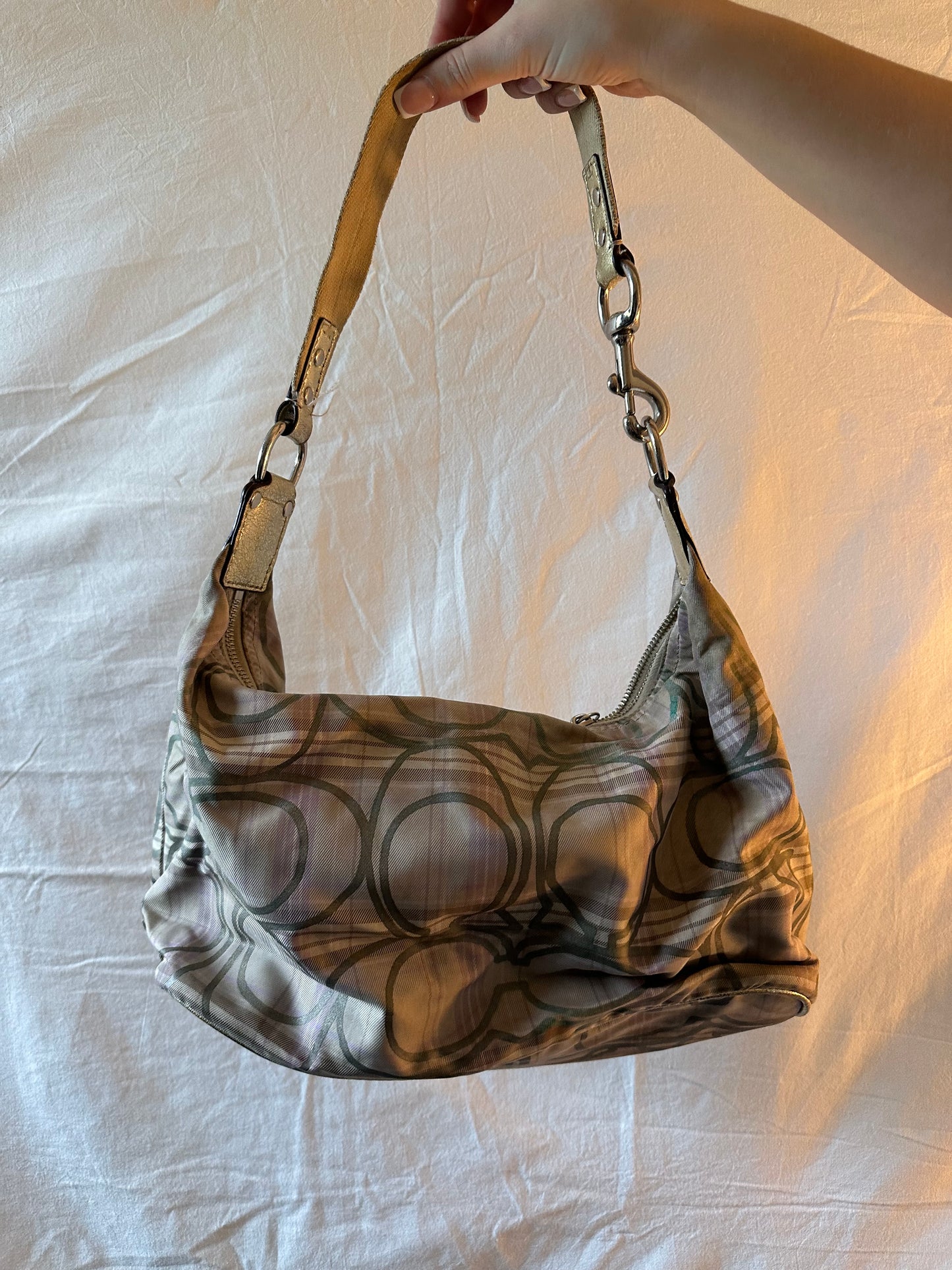 Funky coloured coach bag