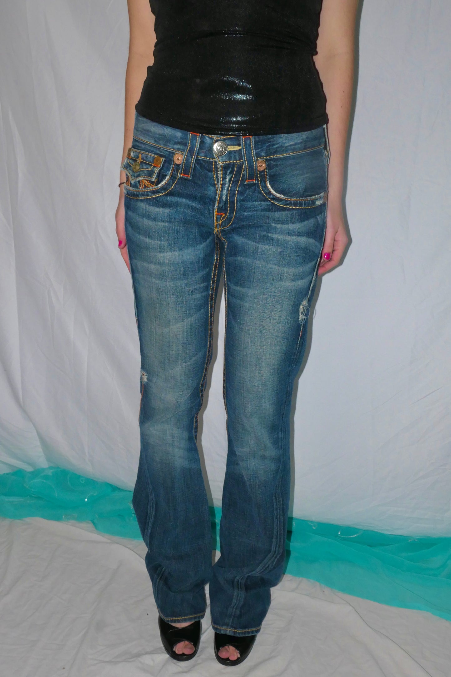 True Religion low rise jeans