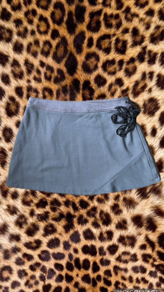 Light brown mini skirt