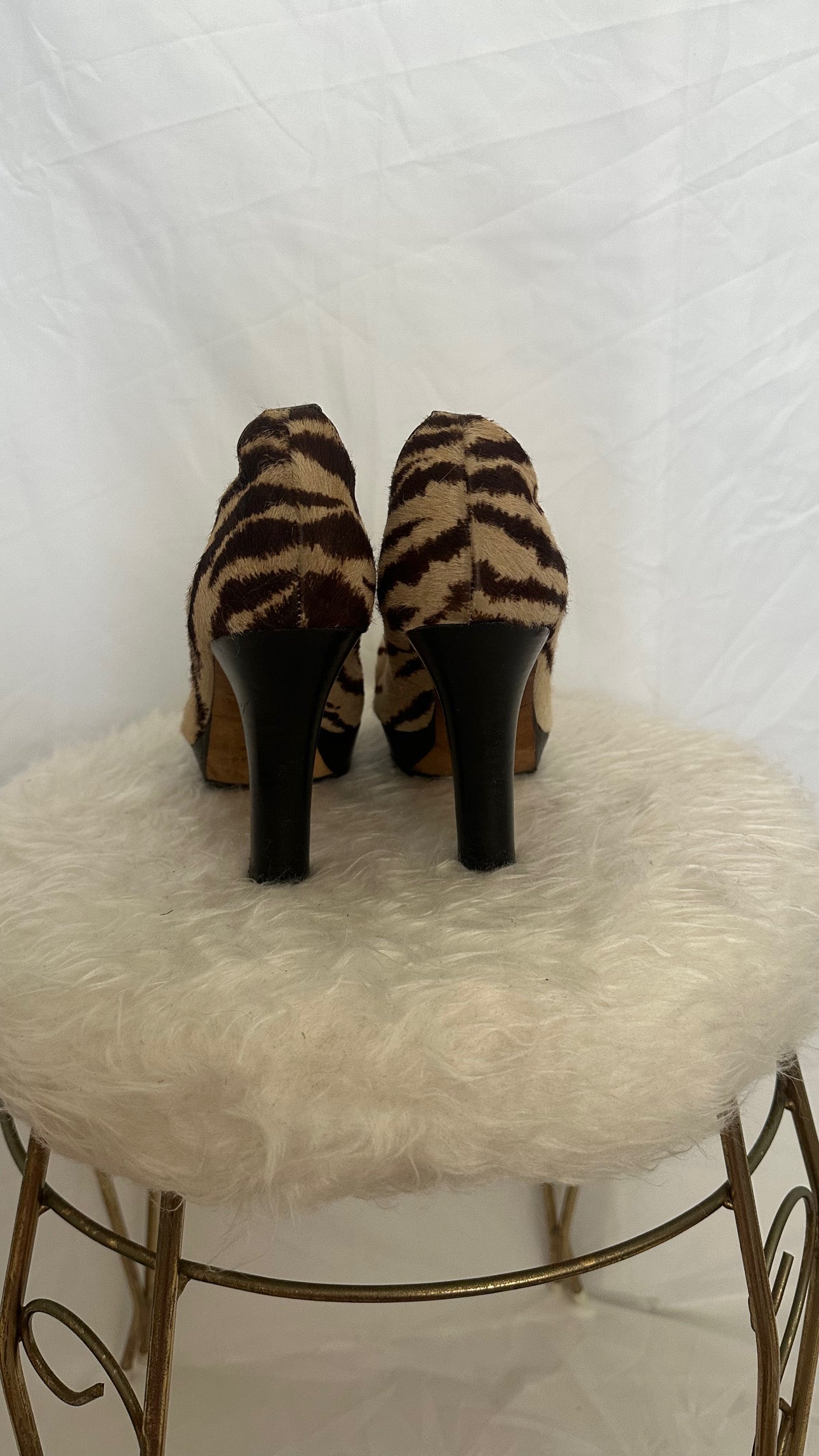 Kate Spade tiger print heels