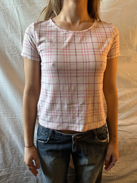 Pink Burberry top