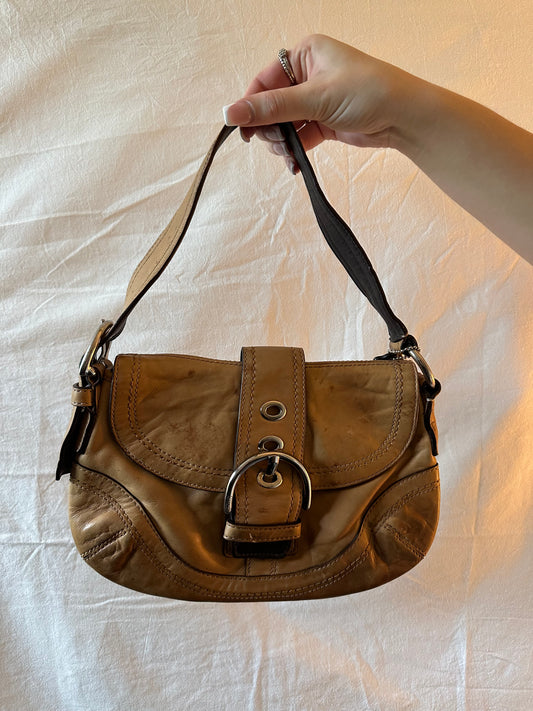 Brown coach bag