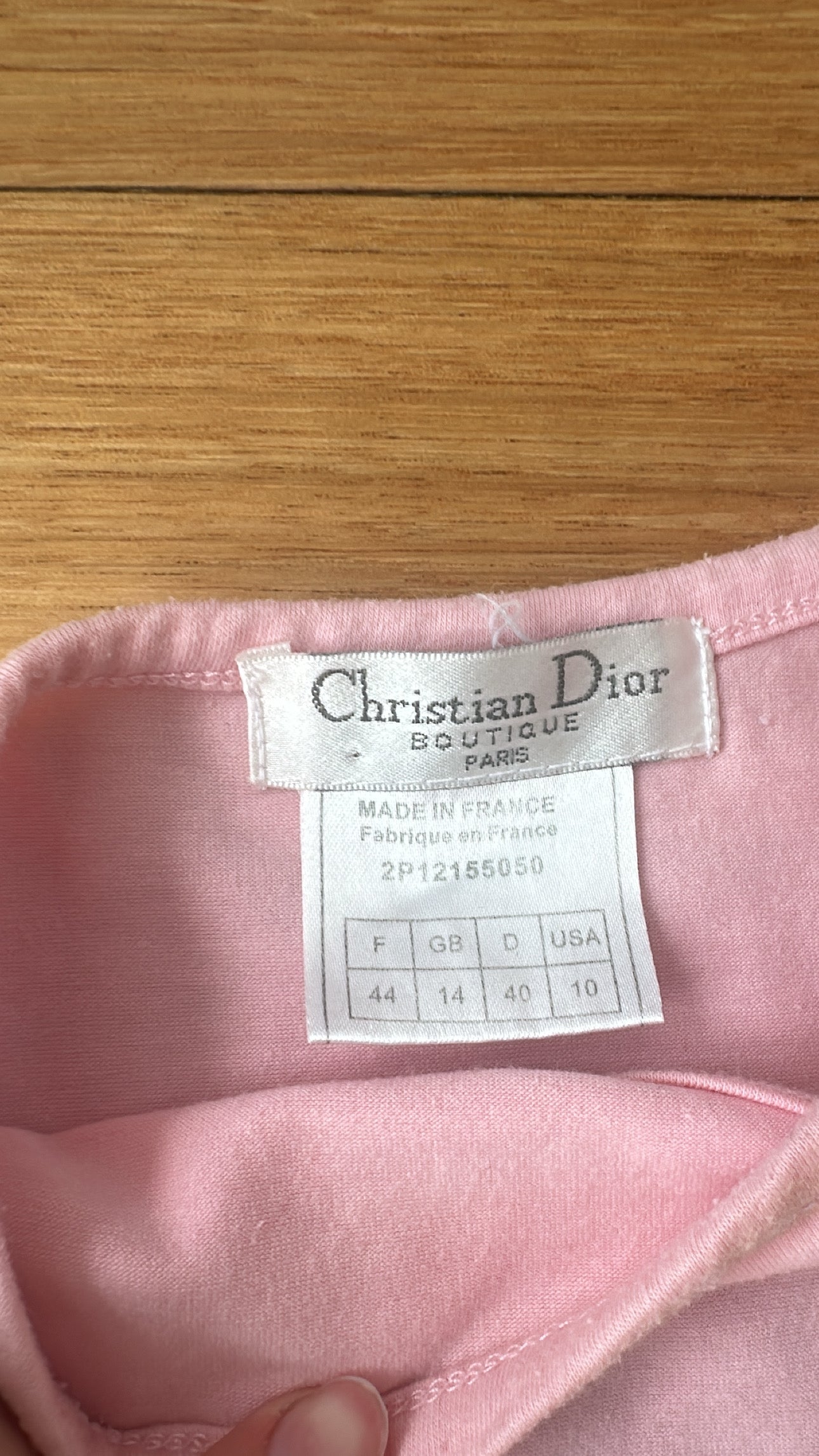 Dior open chest top