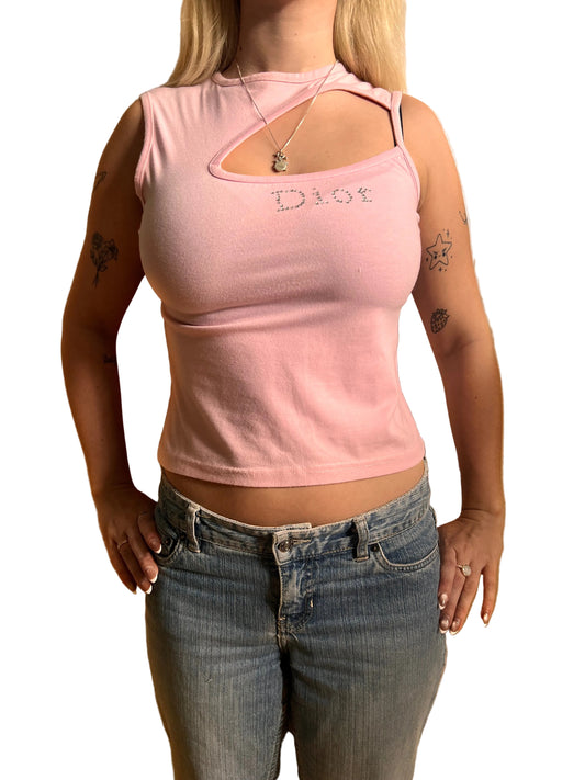Dior open chest top