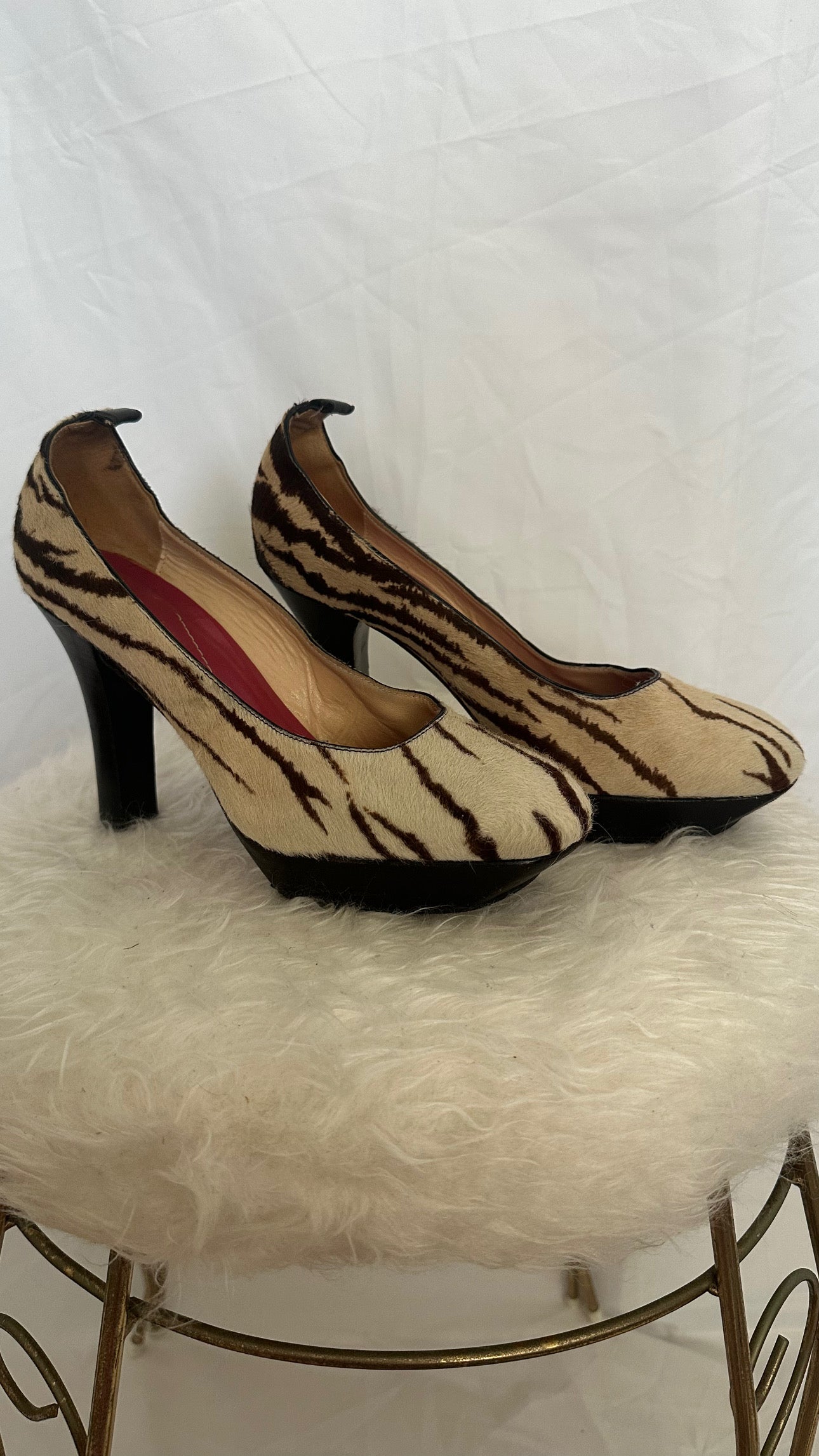 Kate Spade tiger print heels