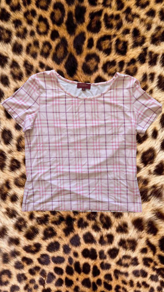 Pink Burberry top