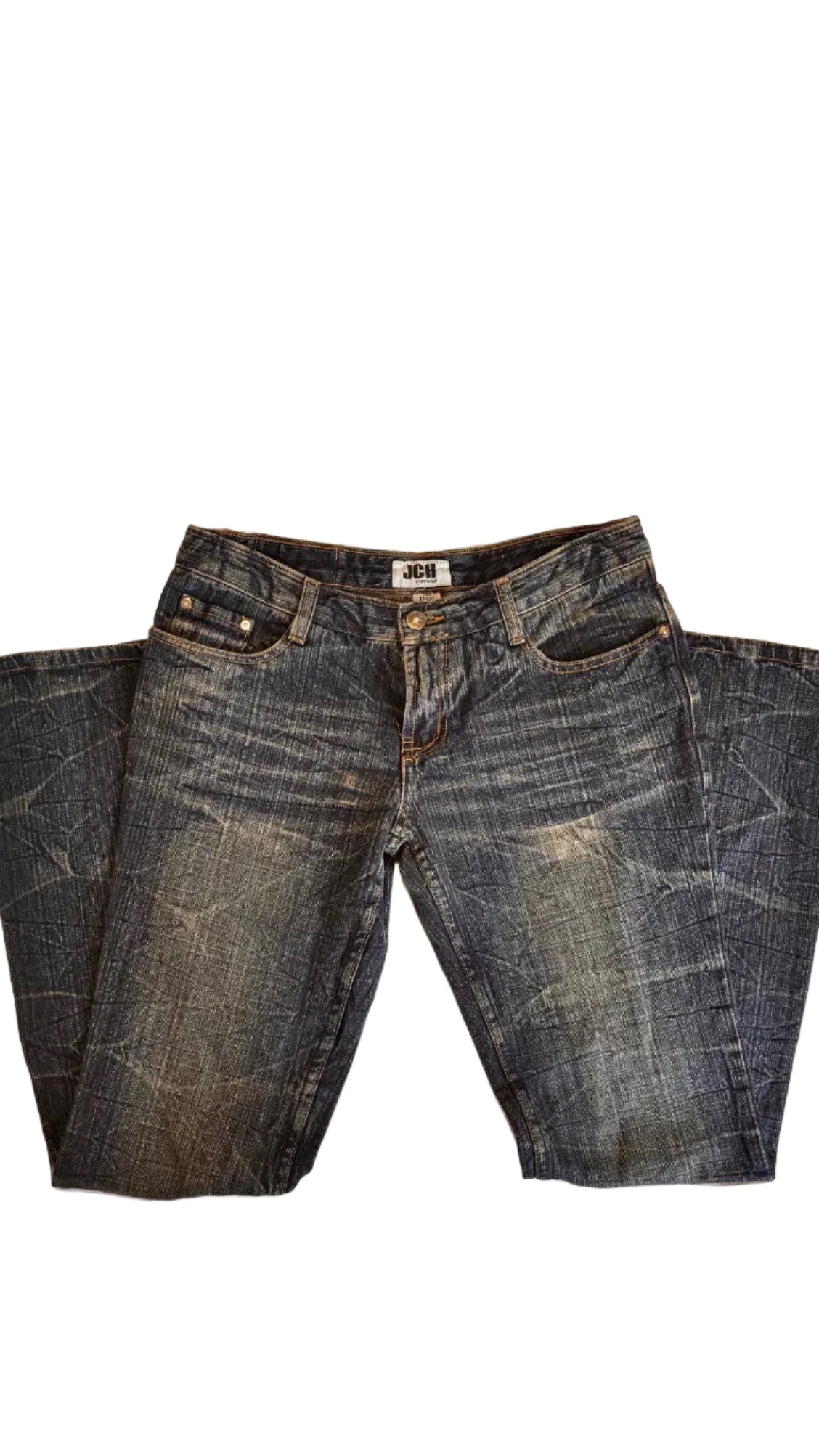 JCH jeans with heart details