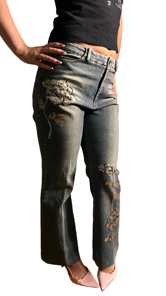 Detailed vintage jeans