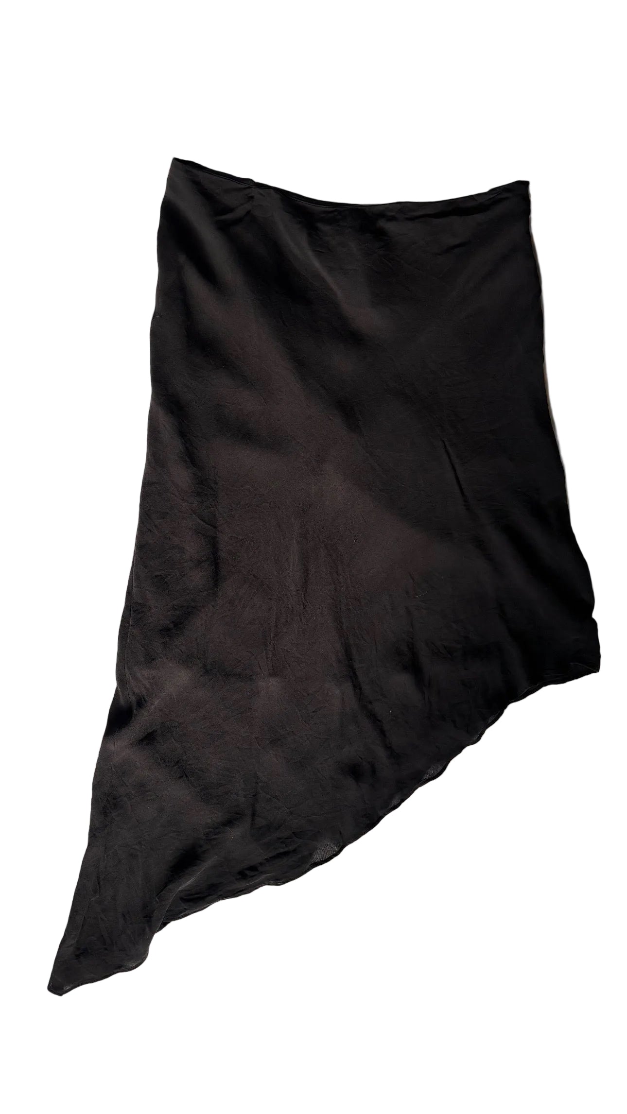 Black midi skirt