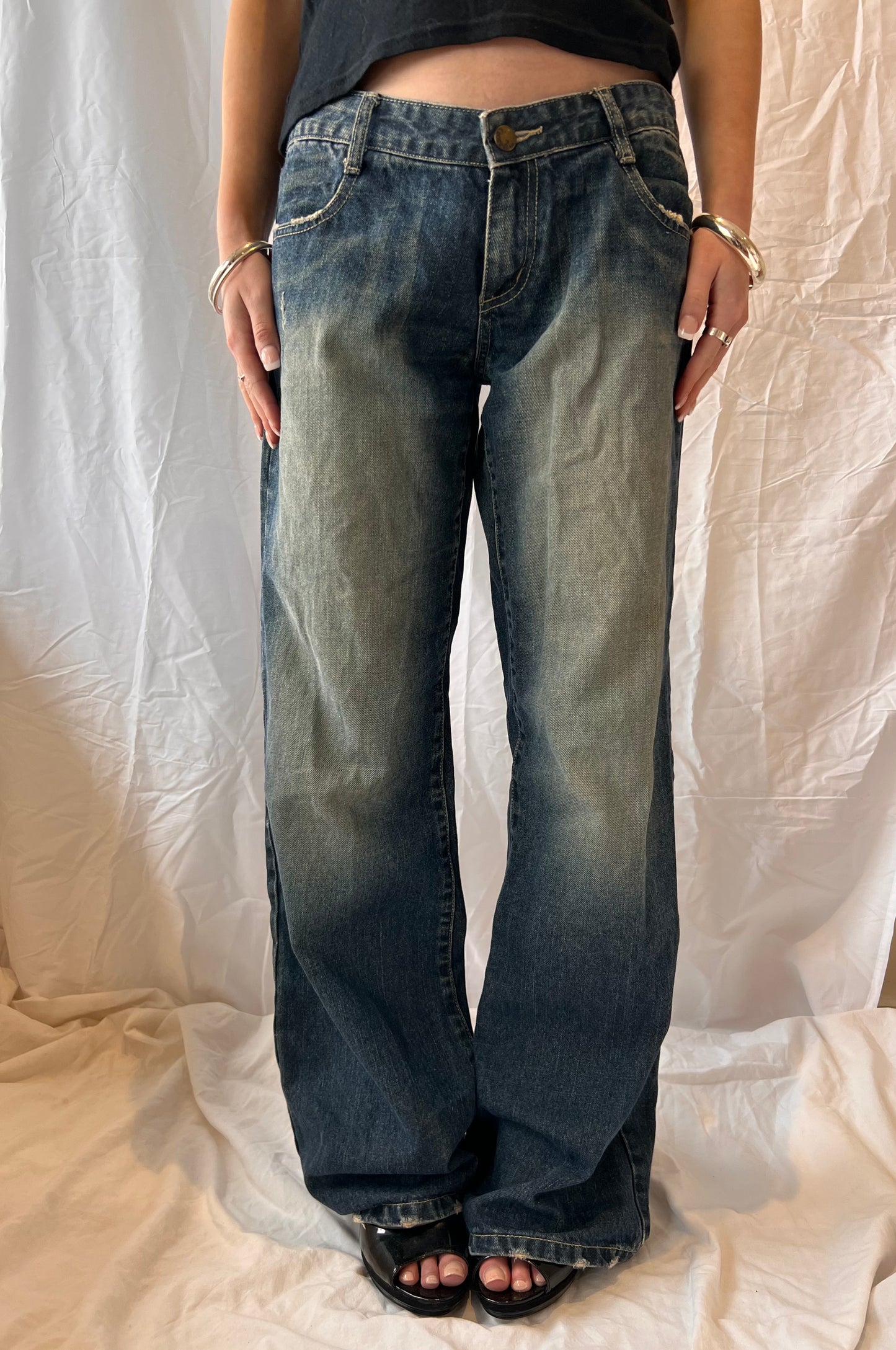 Roxy printed y2k jeans