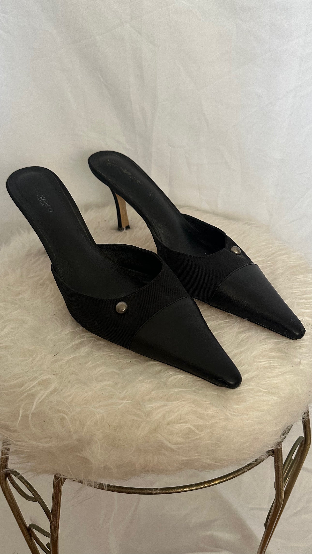 Black Tony Bianco Heels