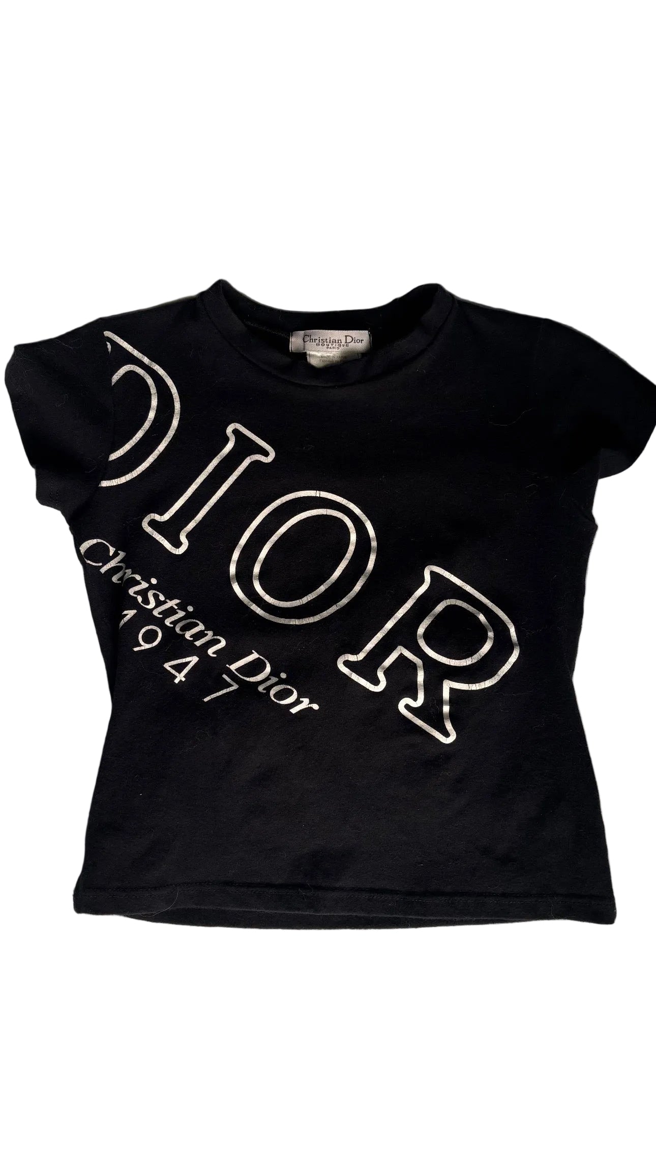 Dior black baby tee