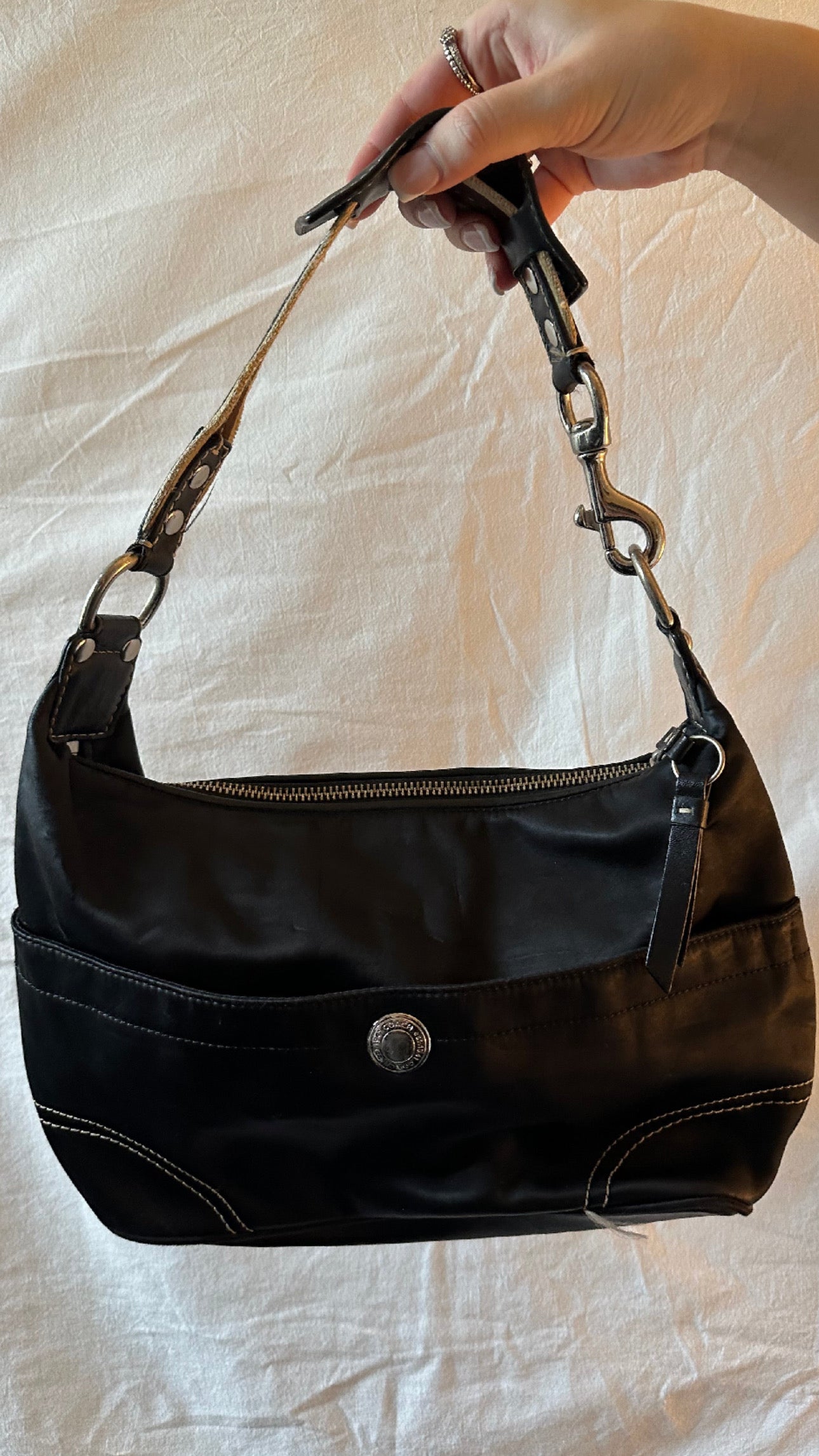 Black coach bag